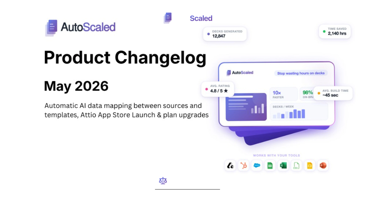 AutoScaled Changelog & Latest Product Updates May 2026