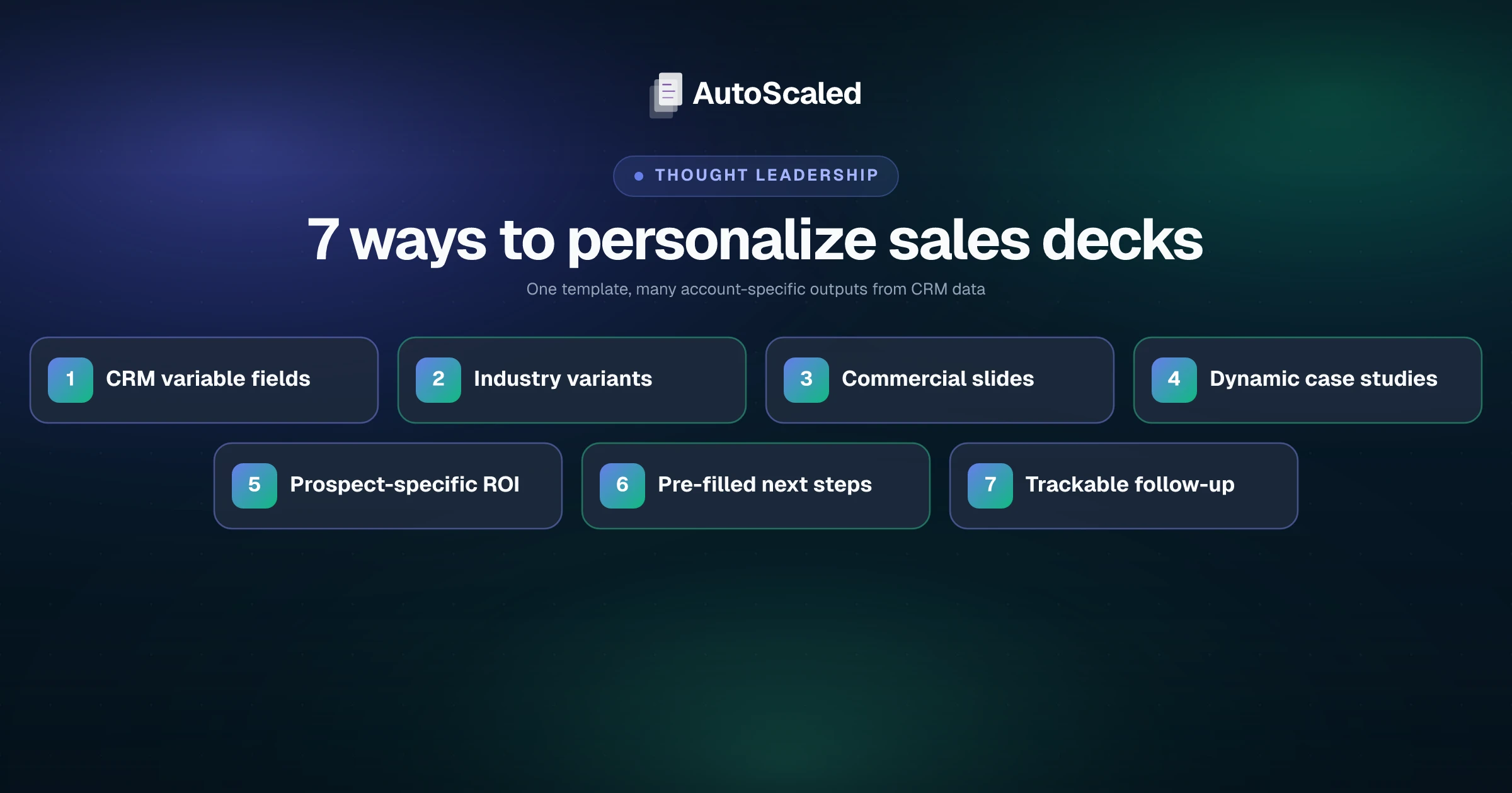 7 Ways to Personalize a Sales Deck Without Rebuilding It Every Time - article thumbnail